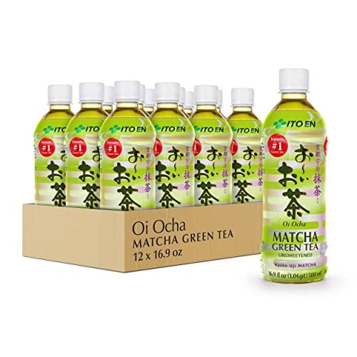 ITO EN Oi Ocha Matcha Green Tea Unsweetened, 16.9 Ounce Bottle ...