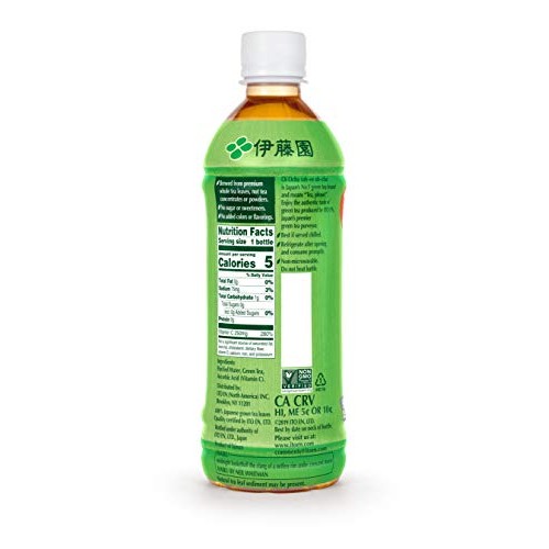 Ito En Oi Ocha Green Tea, Unsweetened, 16.9 Fluid Ounce Pack Of