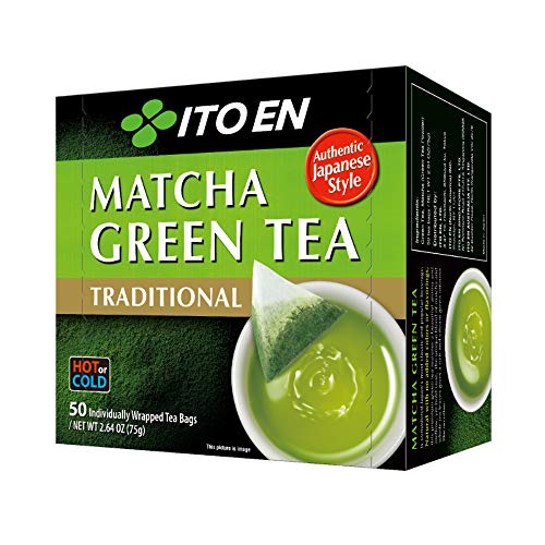 Ito En Traditional Matcha Green Tea 50 Count Zero Calories, Caff