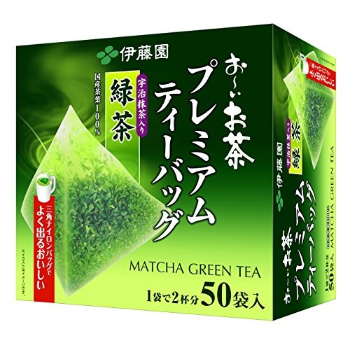 Itoen Ryokucha Green Tea Matcha Blend Premium Bag Pack Of 50