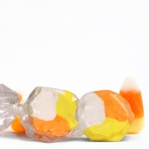 Candy Corn Style Taffy Chews by Its Delish, 1 lb Bulk Bag, Indi...