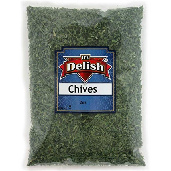 Dried Chives All Natural by Its Delish 2 Oz Bag