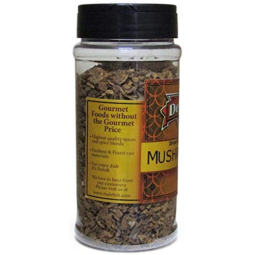 Dried Mushroom Kibble By Its Delish, 3.5 Oz Medium Jar | Dark Ch