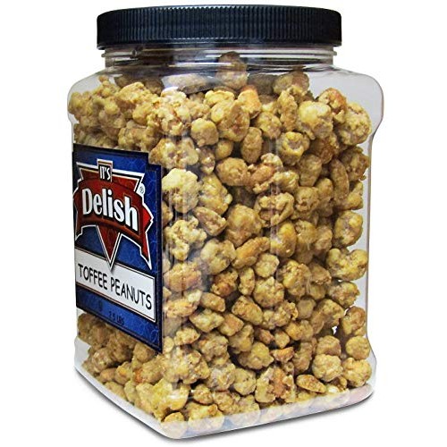 Gourmet Butter Toffee Coated Peanuts By Its Delish - 2.5 Lbs Jum