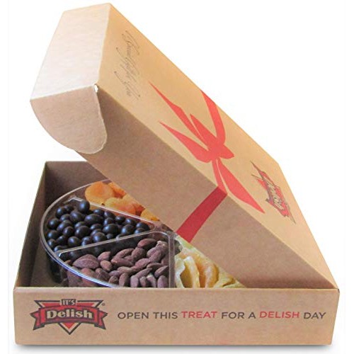 Gourmet Holiday Chocolate, Dried Fruit And Salted Nuts Large Gif