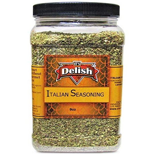 Gourmet Italian Seasoning By Its Delish – 9 Oz Jumbo Reusable C