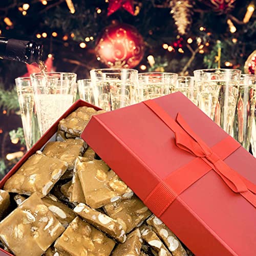 Gourmet Peanut Brittle Red Gift Box - by Its Delish | Handmade O...