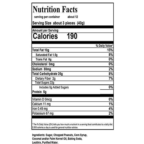 Gourmet Peanut Brittle Red Gift Box - by Its Delish | Handmade O...