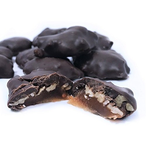 Gourmet Pecan Caramel Clusters With Dark Chocolate By Its Delis Gourmet Pecan Caramel Clusters With Dark Chocolate By Its Delis