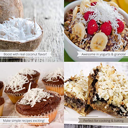 Gourmet Shredded Coconut All Natural Flakes, Raw, Unsweetened, B