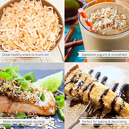 Gourmet Toasted Unsweetened Coconut Fancy Shred Flakes By Its De