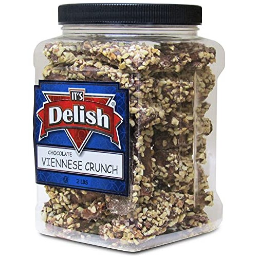 Gourmet Viennese Crunch by Its Delish – 2 LBS Jumbo Reusable Con...