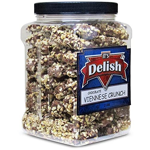 Gourmet Viennese Crunch by Its Delish – 2 LBS Jumbo Reusable Con...