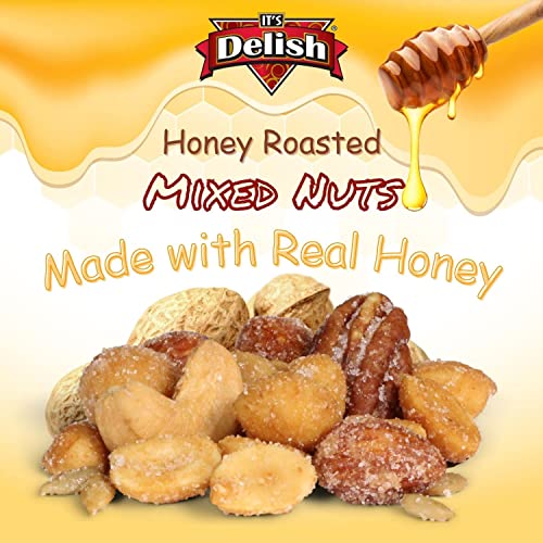 Honey Roasted Mixed Nuts by Its Delish, 2 LBS Bulk Bag | Gourme...