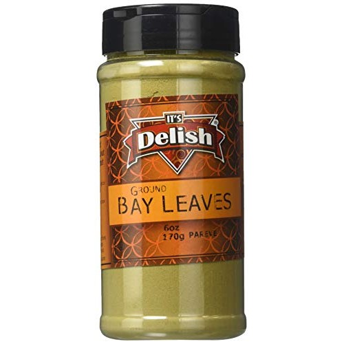 Its Delish Ground Bay Leaves All Natural, Medium Jar