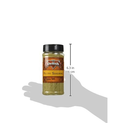 Poultry Seasoning By Its Delish, 6 Oz. Medium Jar