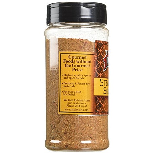 Steak Grill Seasoning By Its Delish, 7 Oz. Medium Jar