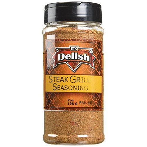 Steak Grill Seasoning By Its Delish, 7 Oz. Medium Jar