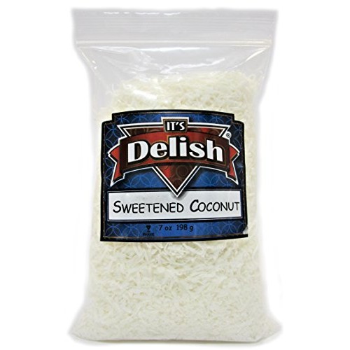 Sweetened Coconut Flakes Fancy Shred By Its Delish, 1 Lb