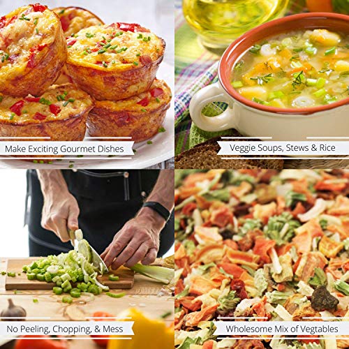 Vegetable Soup Mix By Its Delish, 5 Lbs Bag 80 Oz Bulk | Dehyd