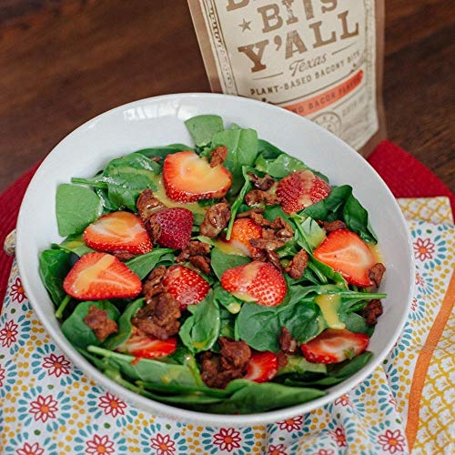 All Yalls Foods Vegan Bacon Bits - Big And Crunchy - Plant Base