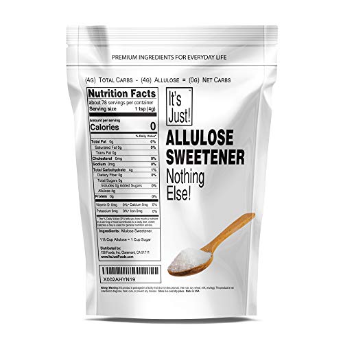 Its Just - Allulose, Sugar Substitute, Keto Friendly Sweetener,