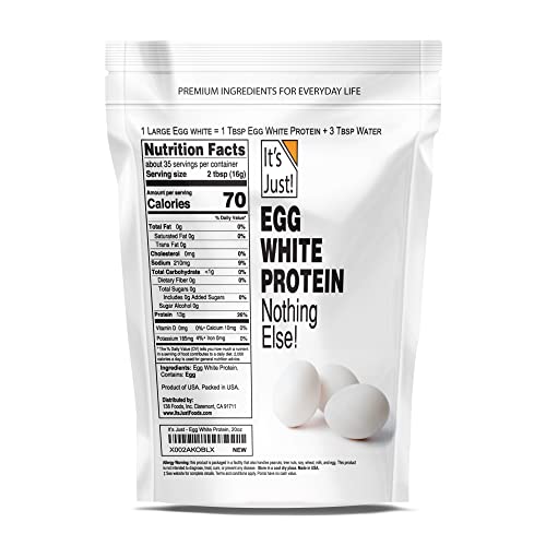 Its Just - Egg White Protein Powder, Dried Egg Whites Protein,