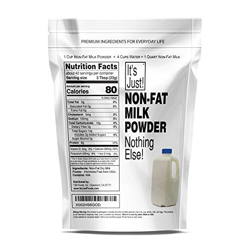 Its Just - Non Fat Milk Powder, Instant Milk, Made In Usa, 32Oz