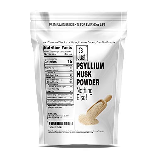 Its Just - Psyllium Husk Powder, Non-Gmo, Dietary Fiber, Keto B