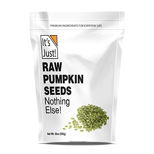 Its Just - Pumpkin Seeds Pepitas 1.88lb, No Shell, Raw Unsalt...