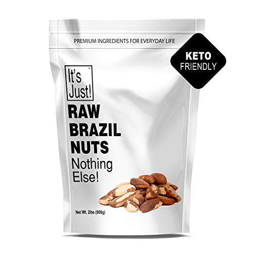 Its Just - Raw Brazil Nut 32Oz / 2 Pounds, No Ppo, Unsalted,