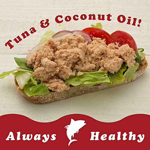 Tuna Keto Snack Pouch - No Carbs Wild Ahi Tuna In Coconut Oil P