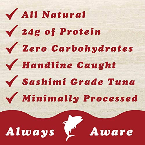 Tuna Keto Snack Pouch - No Carbs Wild Ahi Tuna In Coconut Oil P