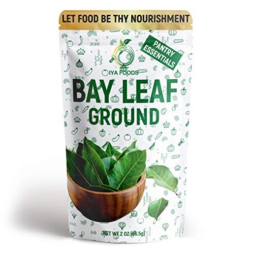 Iya Foods Bay Leaf Ground 2 Oz Pack, Made From 100% Bay Leaves.