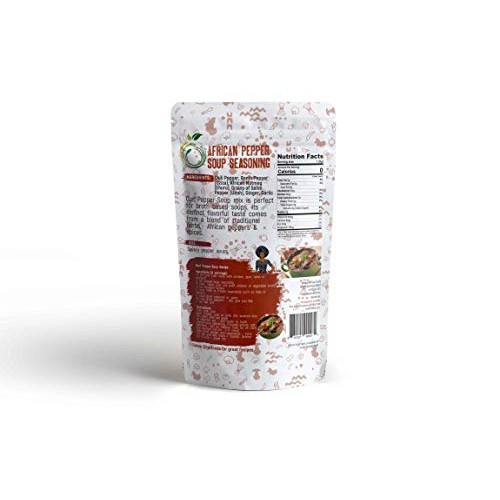 Iya Foods Pepper-Soup Seasoning 5 Oz Bag, Made From 100% With He