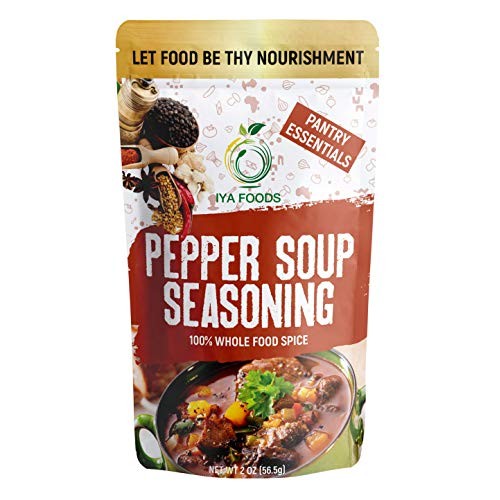 Iya Foods Pepper-Soup Seasoning 5 Oz Bag, Made From 100% With He