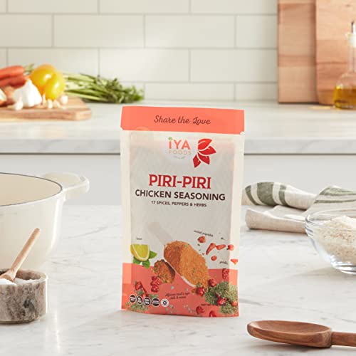 Iya Foods Piri-Piri Seasoning 5Oz. Made With Herbs, Peppers &Amp; Sp