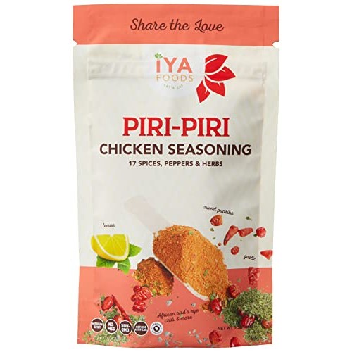 Iya Foods Piri-Piri Seasoning 5Oz. Made With Herbs, Peppers &Amp; Sp