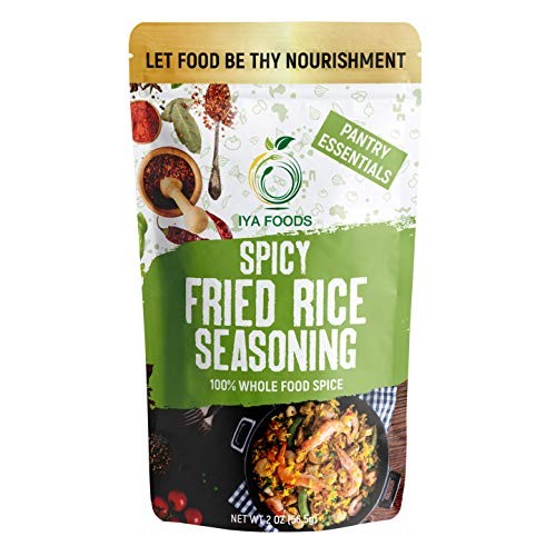 Iya Foods Spicy Fried Rice Seasoning 5 Oz Bag. Made With Herbs,