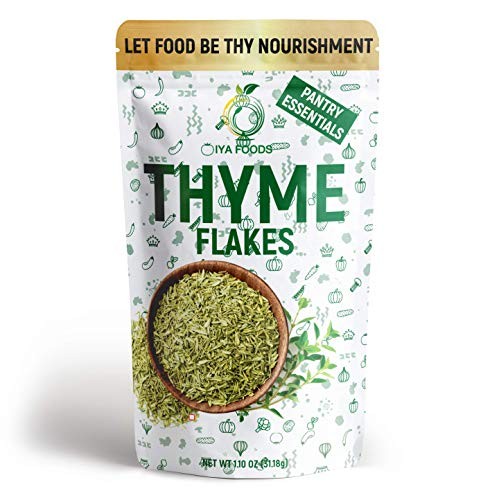 Iya Foods Thyme Flakes 1.10 Oz Pack, Made From 100% Thyme Leaves