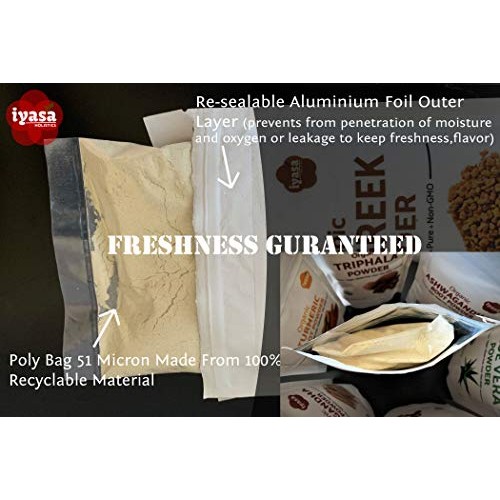 Organic Fenugreek Seeds Powder Methi, 8 Oz / 223 Gm, Usda Orga