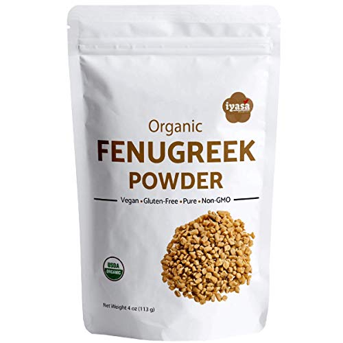 Organic Fenugreek Seeds Powder Methi, 8 Oz / 223 Gm, Usda Orga