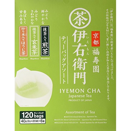 Iyemon Cha Assorted Tea Bags 120P