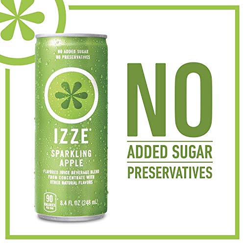 Izze Sparkling Juice, Apple, 8.4 Oz Cans, 4 Count Izze Sparkling Juice, Apple, 8.4 Oz Cans, 4 Count