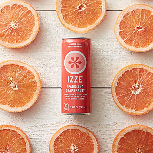 Izze Sparkling Juice, Pomegranate, 8.4 Oz Can