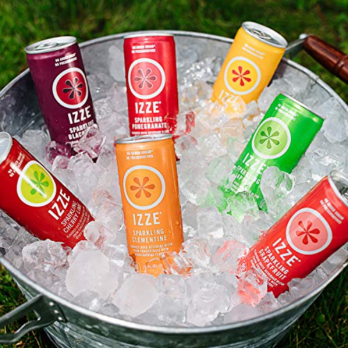 Izze Sparkling Juice 4 Flavor Variety Pack 8.4 Oz., 24 Pk.