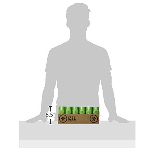 Izze Sparkling Juice, Apple, Multi, Pack Of 24, 201.6 Fl Oz