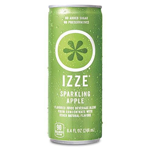 Izze Sparkling Juice, Apple, Multi, Pack Of 24, 201.6 Fl Oz
