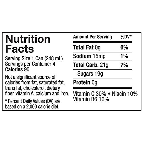 Izze Sparkling Juice, Clementine, 8.4 Oz Cans, 4 Count