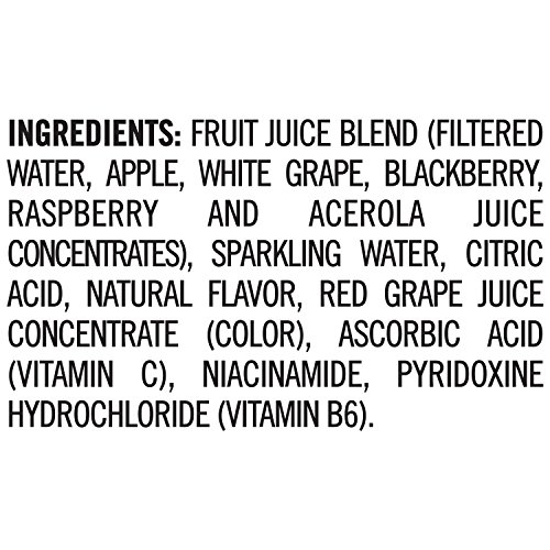 Izze Sparkling Juice, Blackberry, 8.4 Fl Oz 24 Count